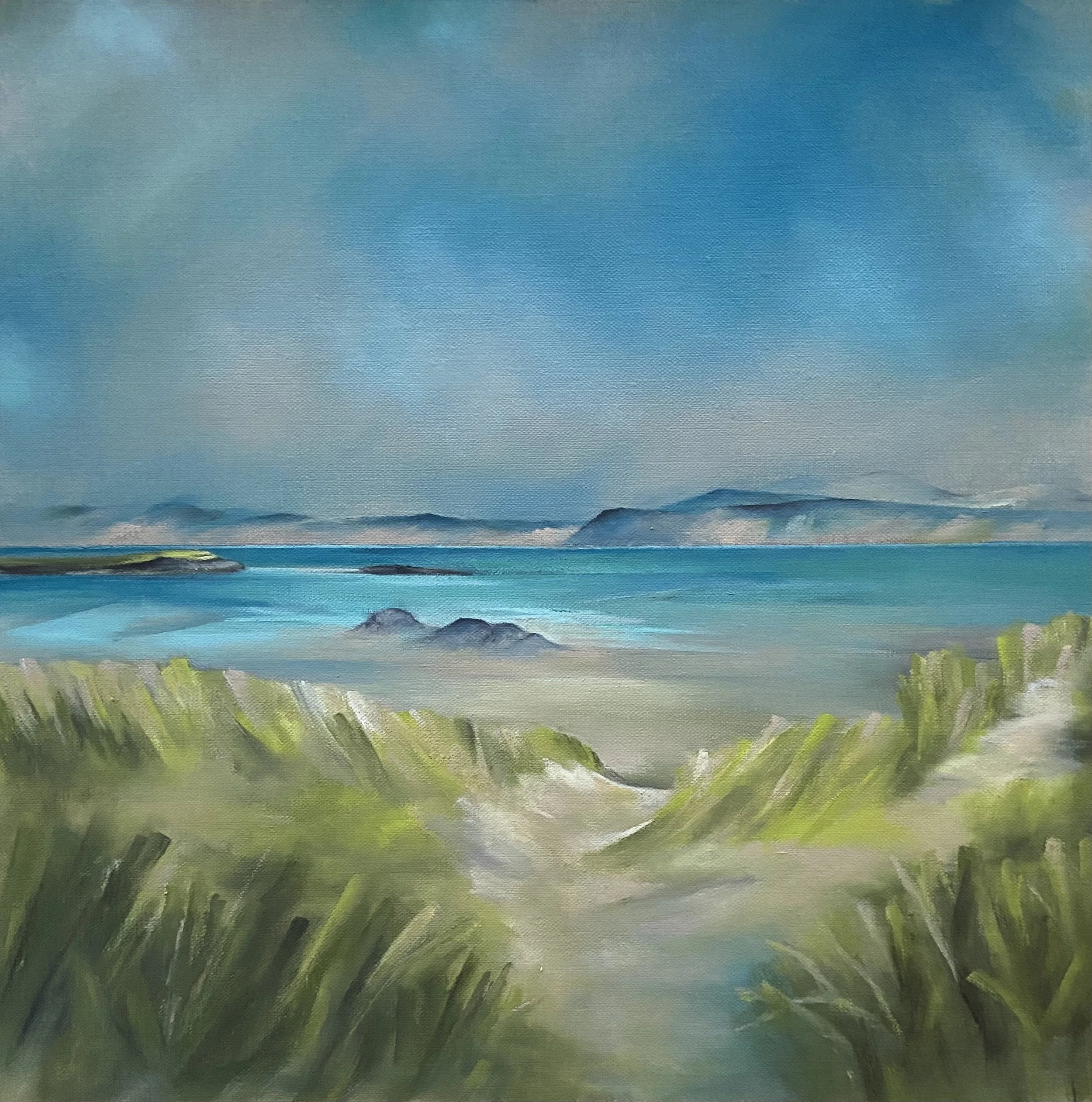 SOLD | through the dunes - north beach, Iona | fine art prints available on request