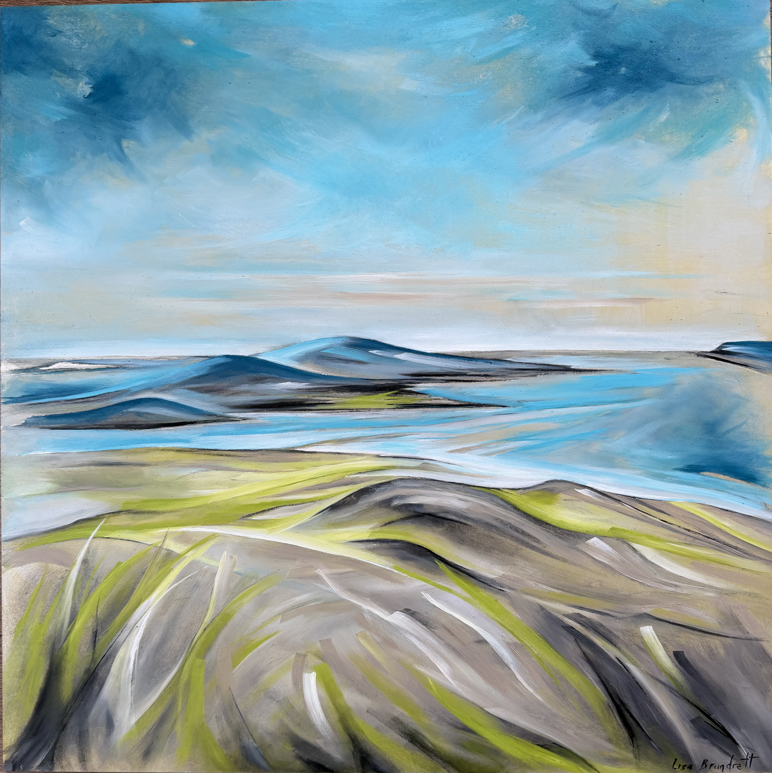 summer on the isle of ulva - oil on aluminium
40 x 40cm