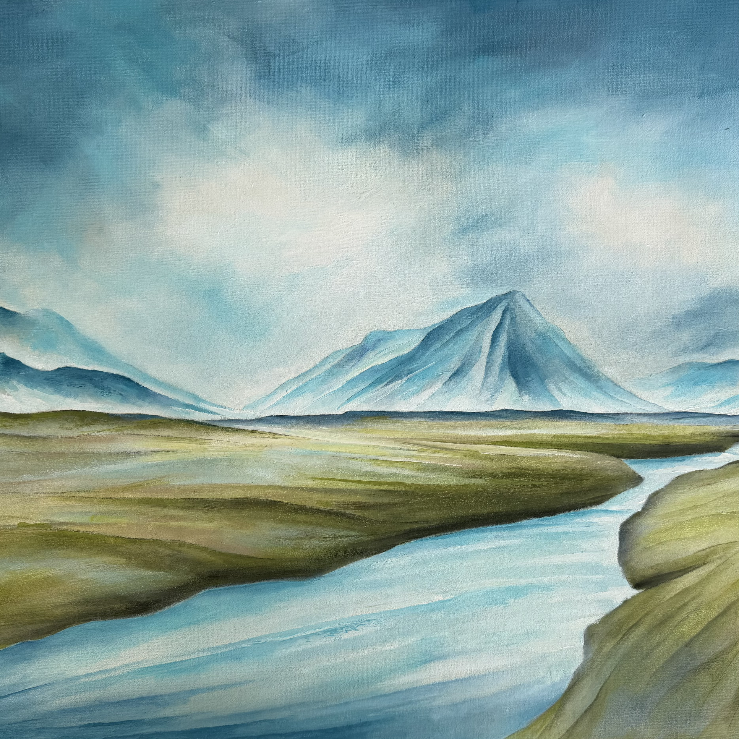 a fine day - etive mòr | 49 x 64cm | available at my studio