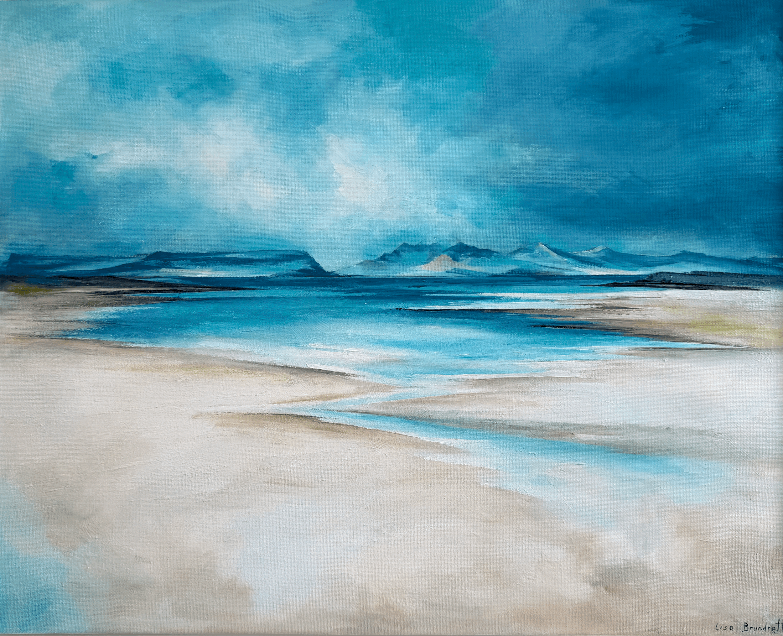 eigg and rum from arisaig