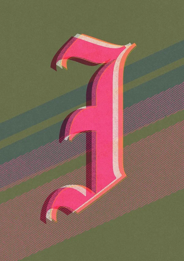 Love Letters by Paul Scott  Printed on Heavyweight archival 260gsm matte paper using fade resistant inks. 100% cotton rag, Acid-Free. Design available in 4 colour options.