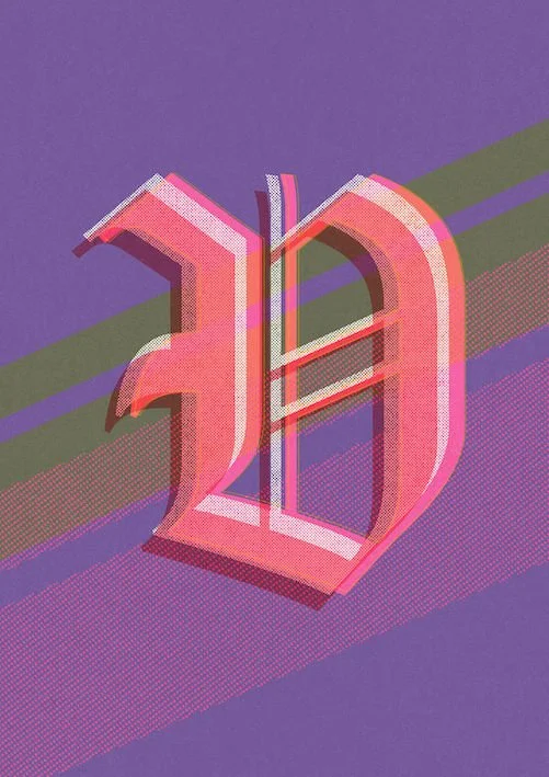 Love Letters by Paul Scott  Printed on Heavyweight archival 260gsm matte paper using fade resistant inks. 100% cotton rag, Acid-Free. Design available in 4 colour options.