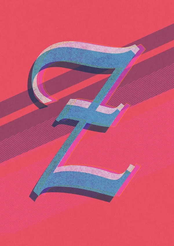 Love Letters by Paul Scott  Printed on Heavyweight archival 260gsm matte paper using fade resistant inks. 100% cotton rag, Acid-Free. Design available in 4 colour options.