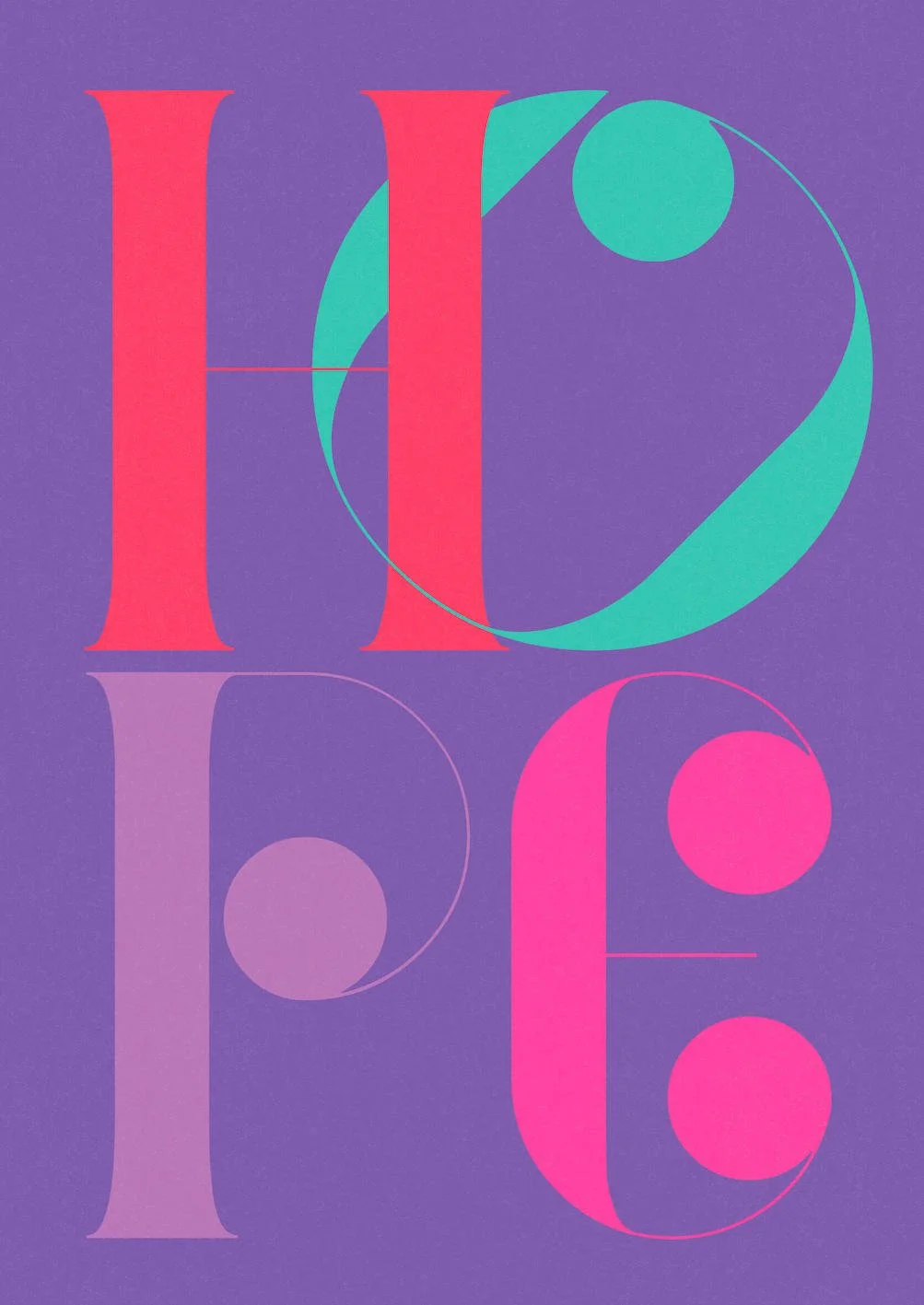HOPE #2 by Paul Scott  Printed on Heavyweight archival 260gsm matte paper using fade resistant inks. 100% cotton rag, Acid-Free. Design available in 4 colour options.