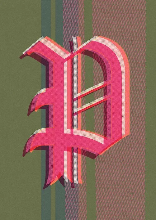 Love Letters by Paul Scott  Printed on Heavyweight archival 260gsm matte paper using fade resistant inks. 100% cotton rag, Acid-Free. Design available in 4 colour options.