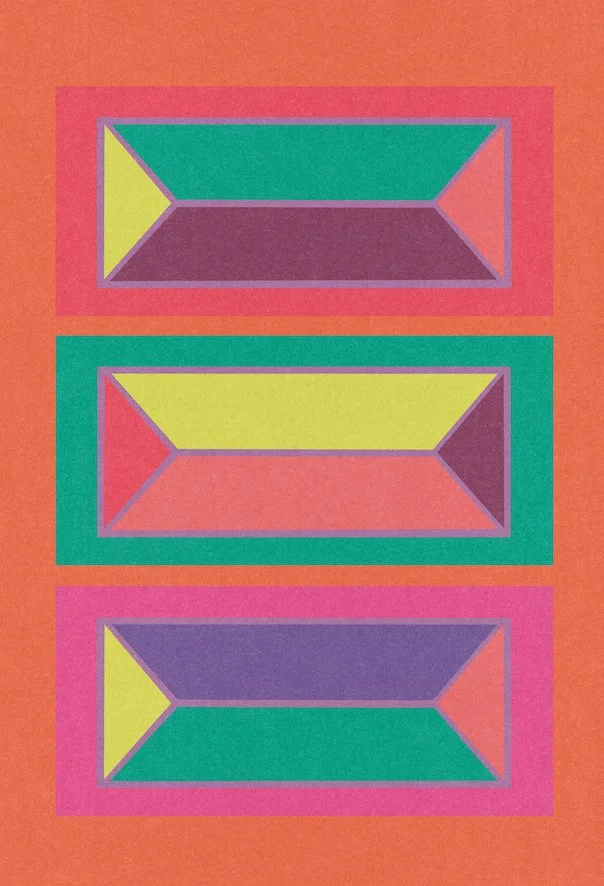 Bricks #1 by graphic artist Paul Scott.  Printed on Heavyweight archival 260gsm matte paper using fade resistant inks. 100% cotton rag , Acid-Free. Design available in 3 colour options.