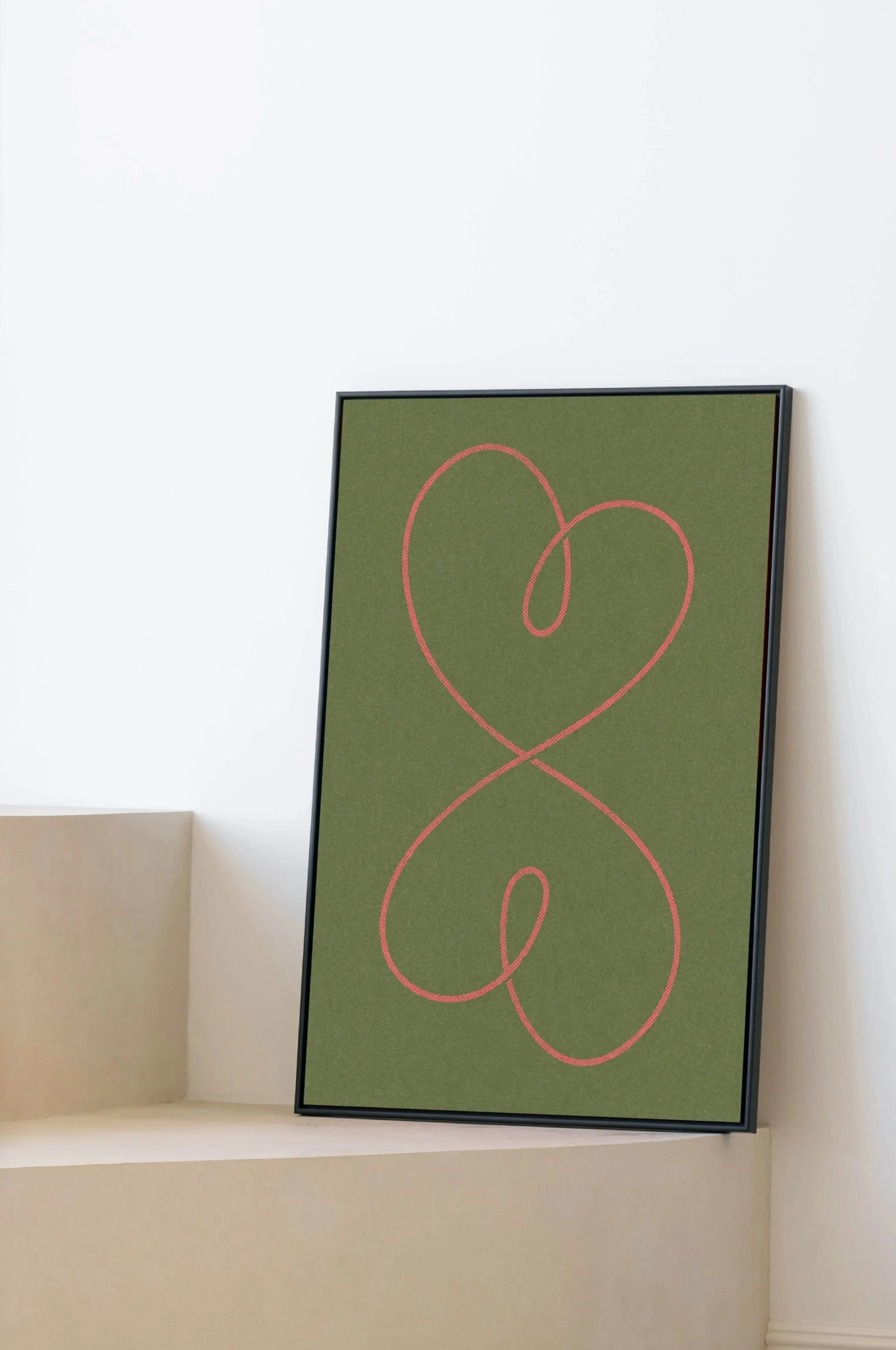 Two Entwined by graphic artist Paul Scott.  Printed on Heavyweight archival 260gsm matte paper using fade resistant inks. 100% cotton rag , Acid-Free. Design available in 4 colour options.