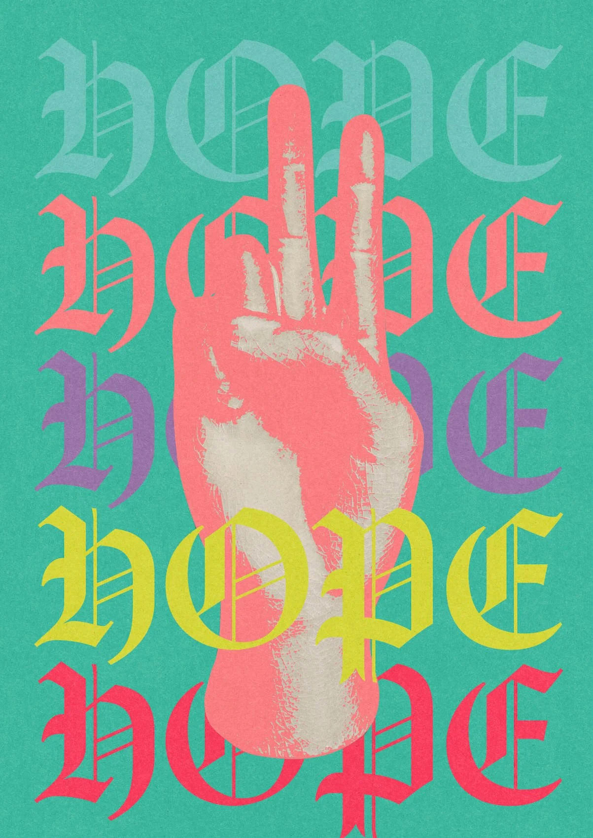 HOPEhunter by graphic artist Paul Scott.  Printed on Heavyweight archival 260gsm matte paper using fade resistant inks. 100% cotton rag , Acid-Free. Design available in 4 colour options.