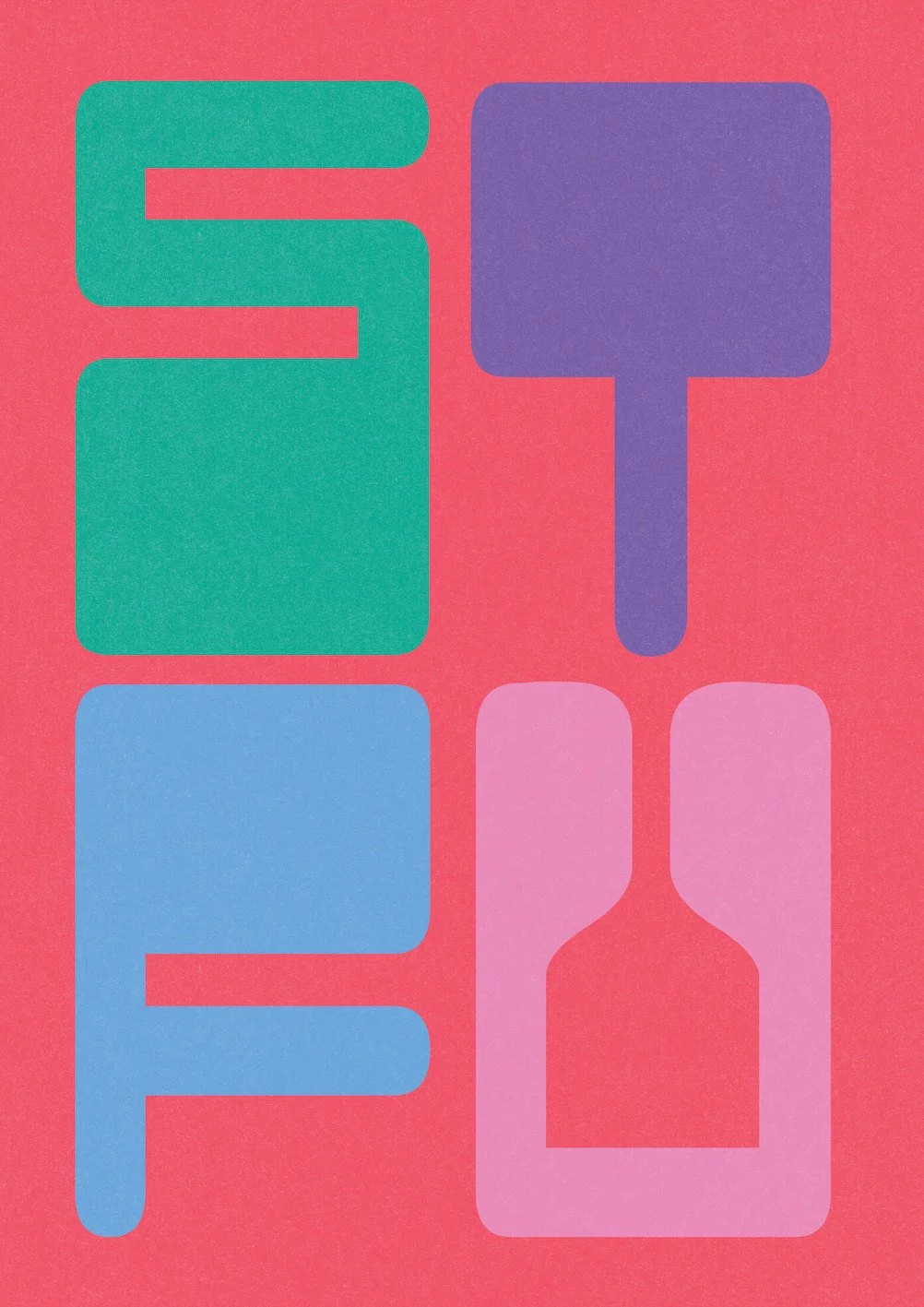 STFU by graphic artist Paul Scott.  Printed on Heavyweight archival 260gsm matte paper using fade resistant inks. 100% cotton rag , Acid-Free. Design available in 5 colour options.