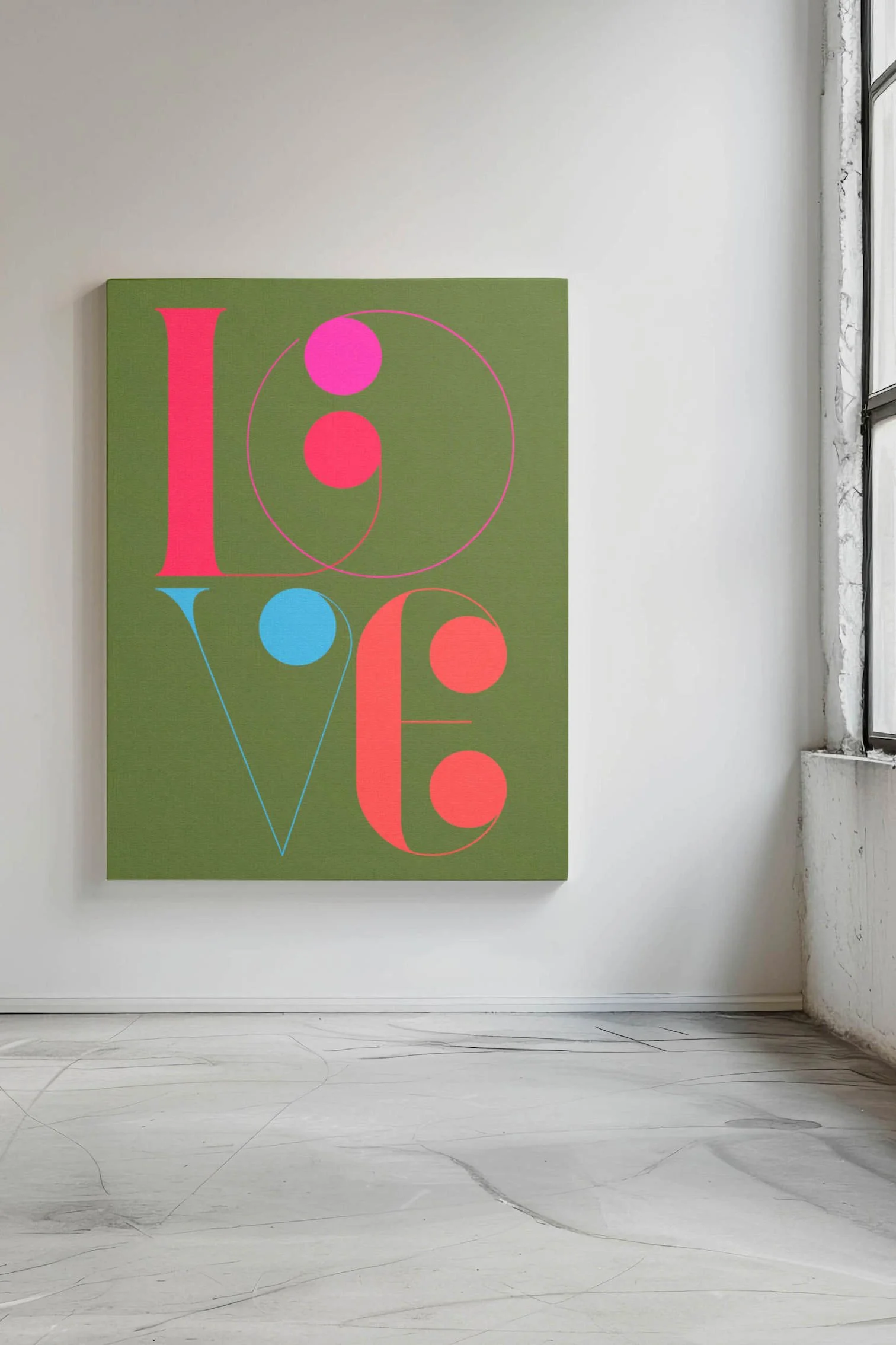 LOVE #5 by Paul Scott  Printed on Heavyweight archival 260gsm matte paper using fade resistant inks. 100% cotton rag, Acid-Free. Design available in 4 colour options.