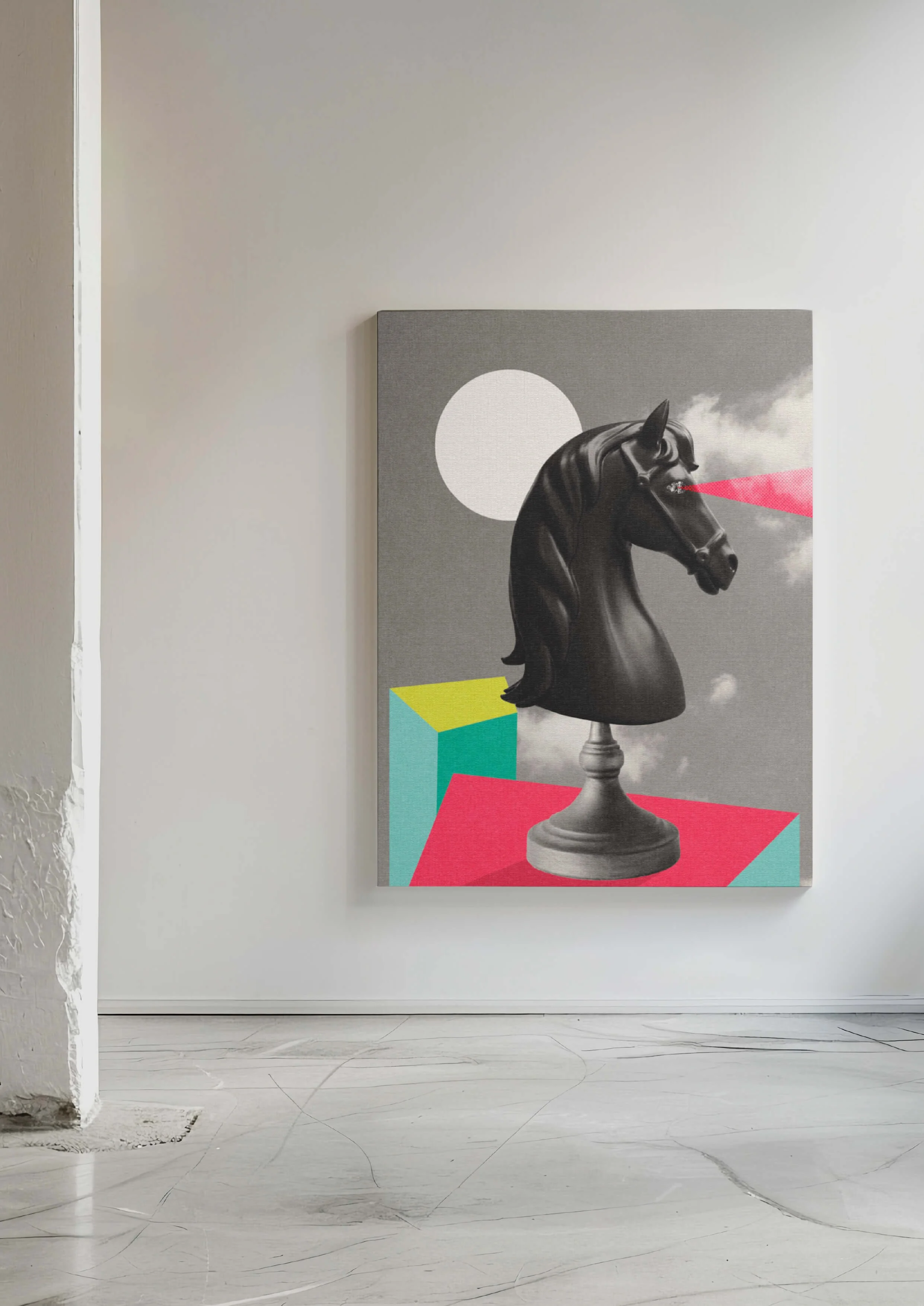 Black Knight by graphic artist Paul Scott.  Printed on Heavyweight archival 260gsm matte paper using fade resistant inks. 100% cotton rag , Acid-Free.