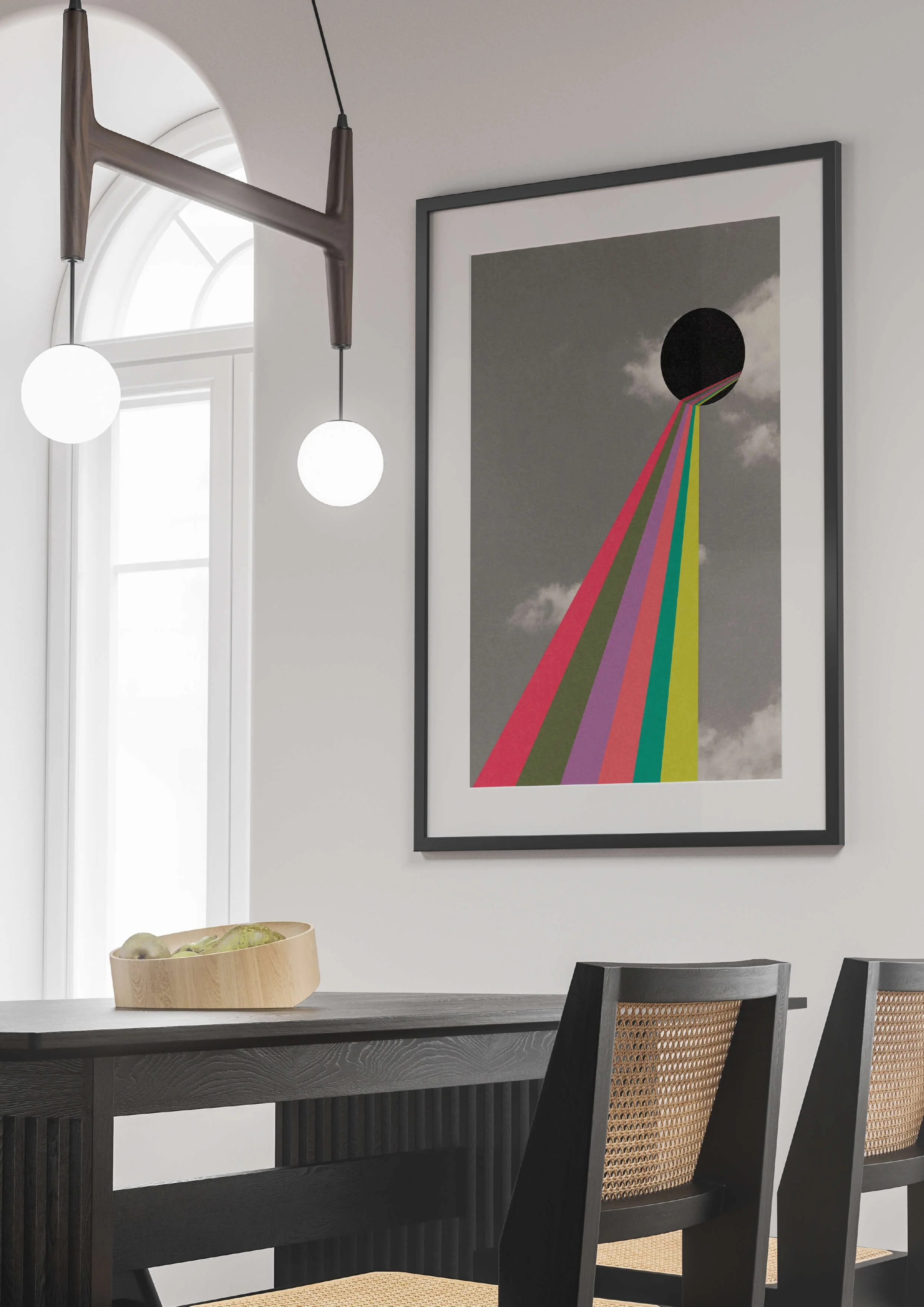 Portal #1 by graphic artist Paul Scott.  Printed on Heavyweight archival 260gsm matte paper using fade resistant inks. 100% cotton rag , Acid-Free.