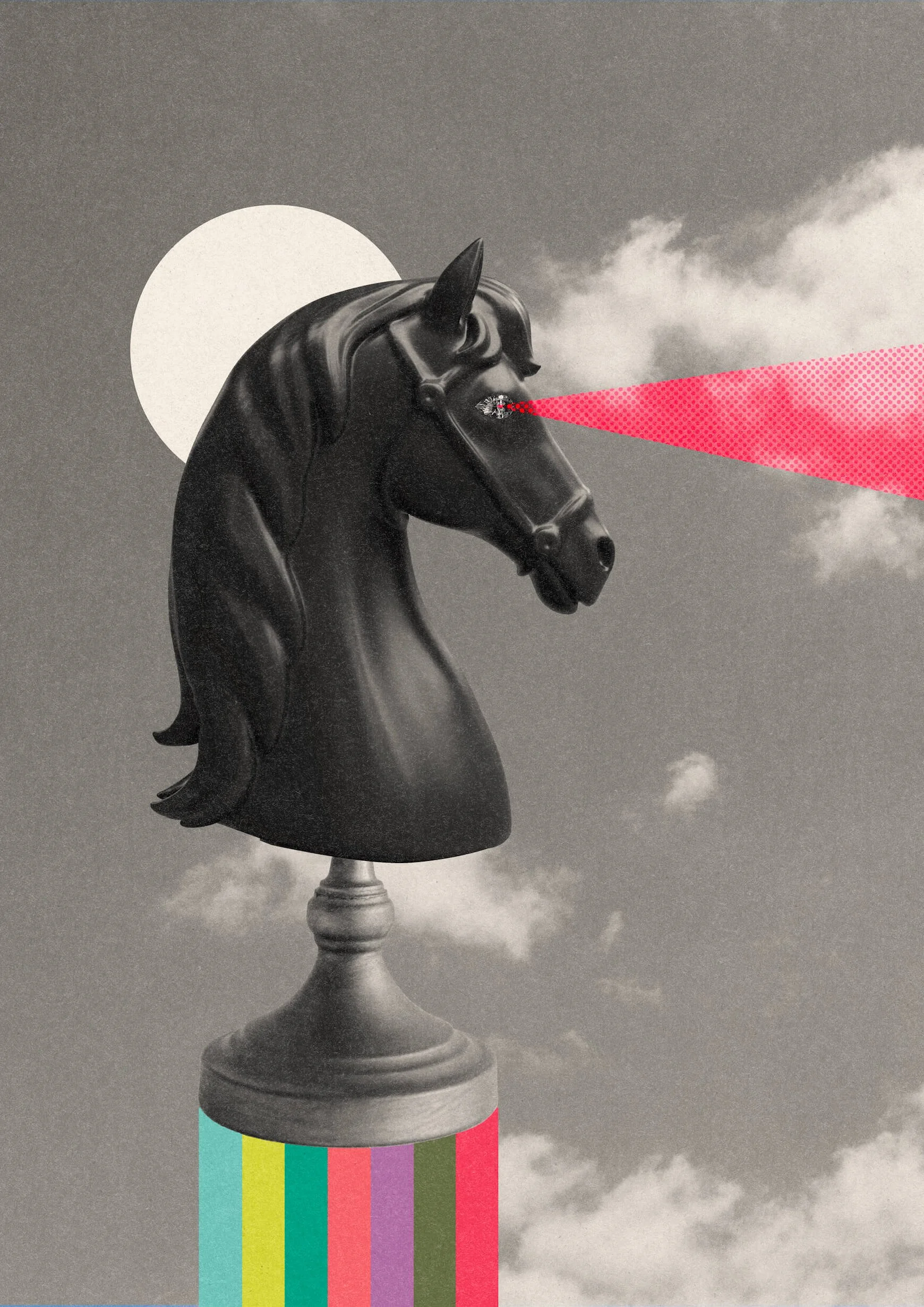 Black Knight #2 by Paul Scott  Printed on Heavyweight archival 260gsm matte paper using fade resistant inks. 100% cotton rag, Acid-Free.