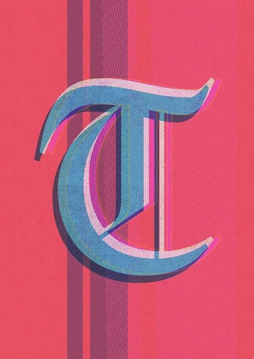 Love Letters by Paul Scott  Printed on Heavyweight archival 260gsm matte paper using fade resistant inks. 100% cotton rag, Acid-Free. Design available in 4 colour options.