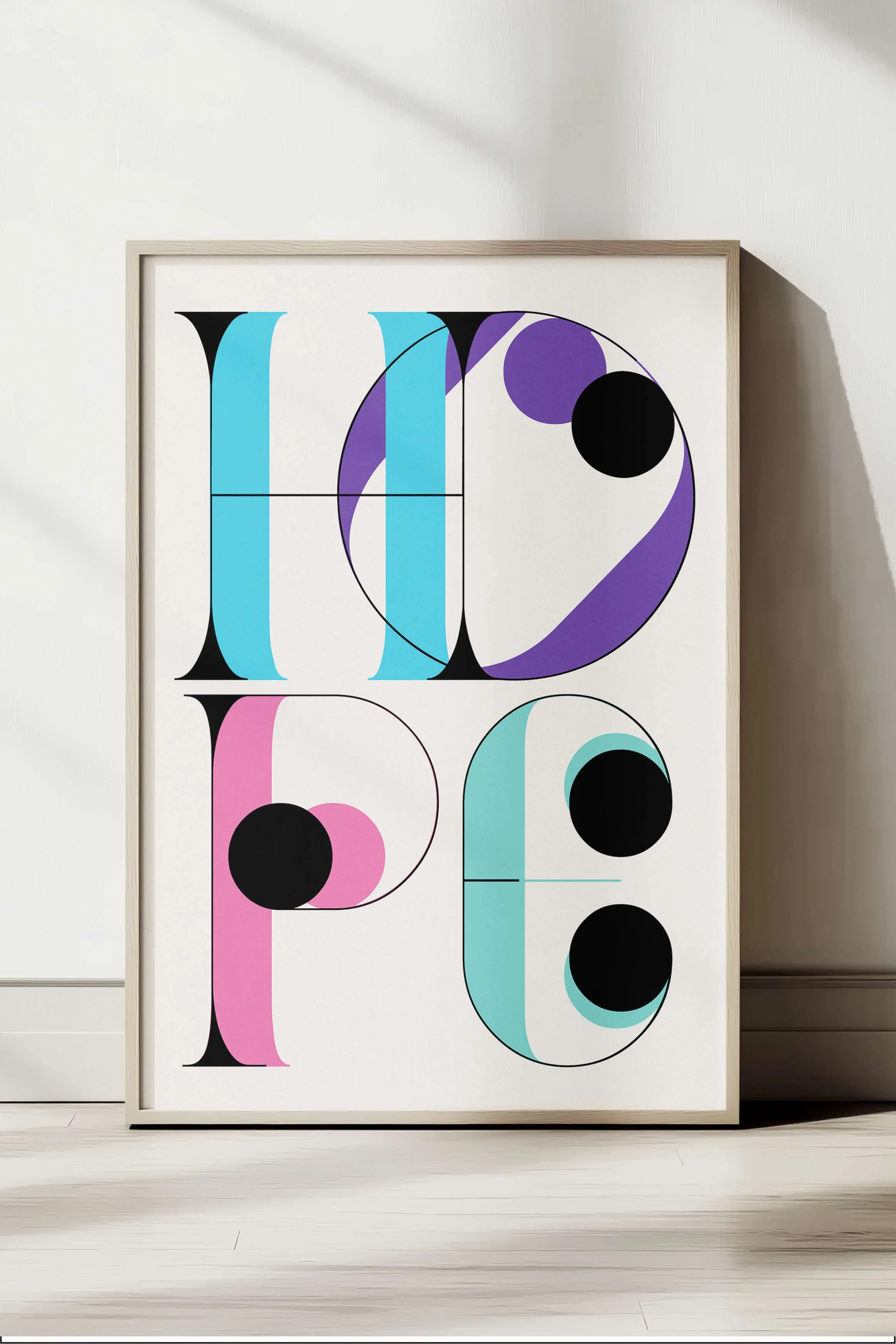 HOPE #1 by Paul Scott  Printed on Heavyweight archival 260gsm matte paper using fade resistant inks. 100% cotton rag, Acid-Free. Design available in 4 colour options.