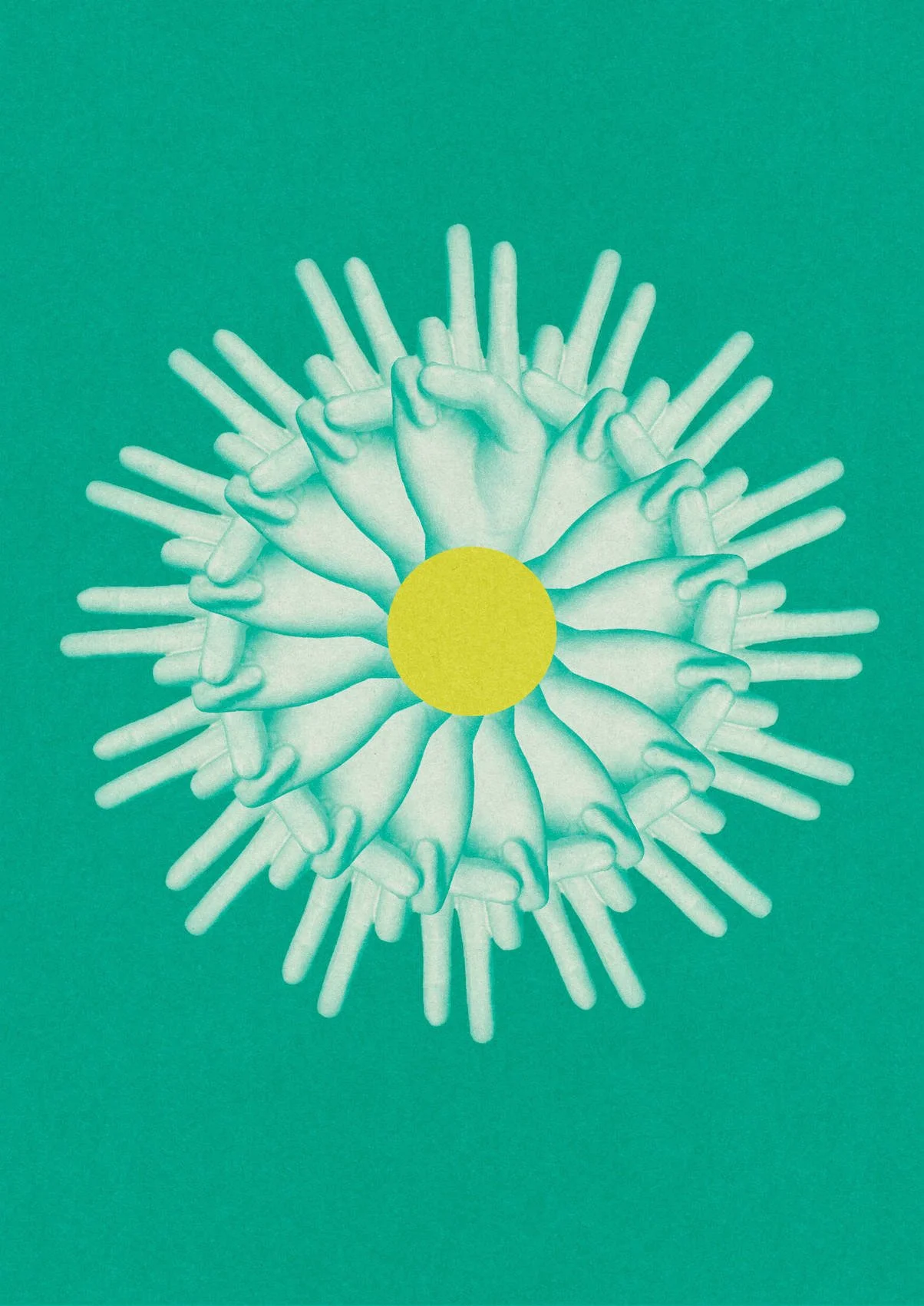 Peace Offering by graphic artist Paul Scott.  Printed on Heavyweight archival 260gsm matte paper using fade resistant inks. 100% cotton rag , Acid-Free. Design available in 6 colour options.