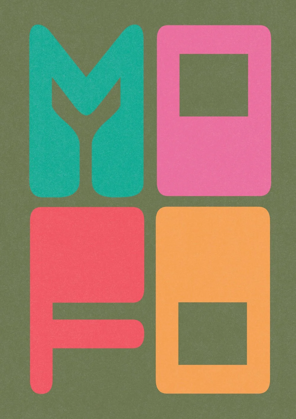 MOFO by graphic artist Paul Scott.  Printed on Heavyweight archival 260gsm matte paper using fade resistant inks. 100% cotton rag , Acid-Free. Design available in 5 colour options.