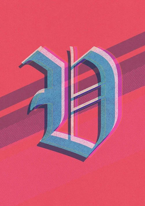 Love Letters by Paul Scott  Printed on Heavyweight archival 260gsm matte paper using fade resistant inks. 100% cotton rag, Acid-Free. Design available in 4 colour options.