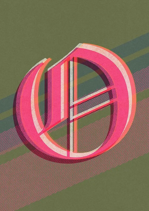 Love Letters by Paul Scott  Printed on Heavyweight archival 260gsm matte paper using fade resistant inks. 100% cotton rag, Acid-Free. Design available in 4 colour options.