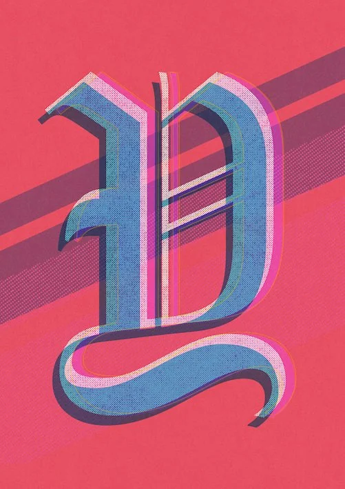 Love Letters by Paul Scott  Printed on Heavyweight archival 260gsm matte paper using fade resistant inks. 100% cotton rag, Acid-Free. Design available in 4 colour options.