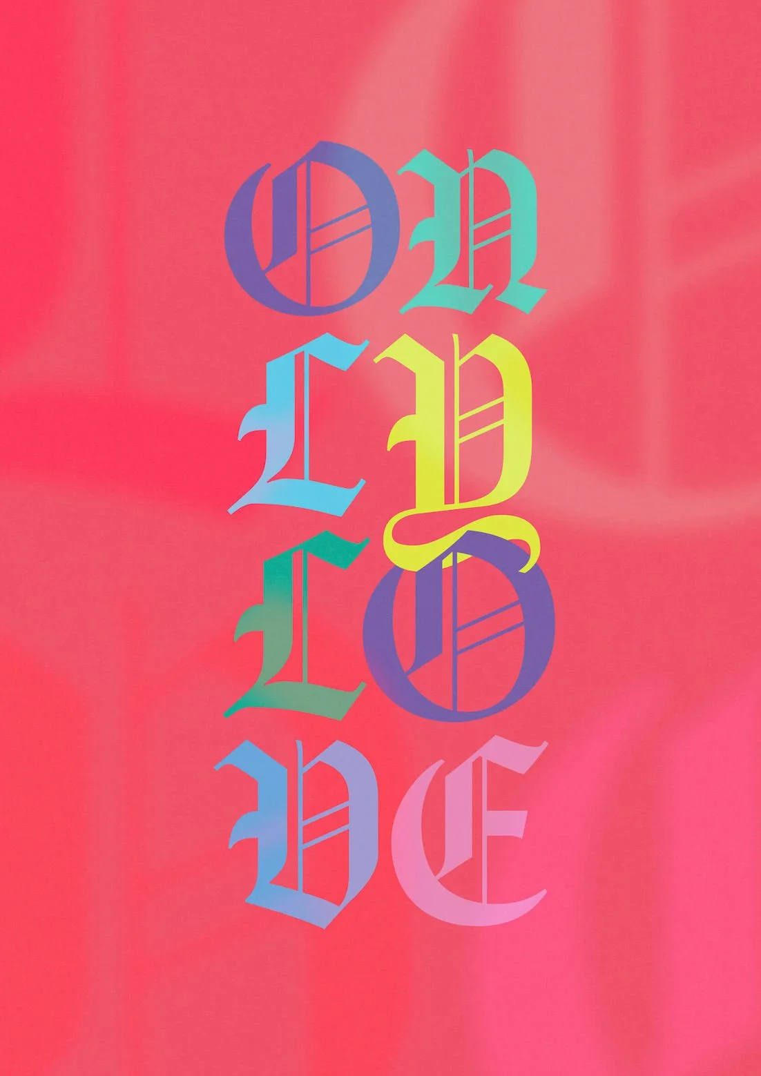 ONLY LOVE by graphic artist Paul Scott.  Printed on Heavyweight archival 260gsm matte paper using fade resistant inks. 100% cotton rag , Acid-Free. Design available in 5 colour options.