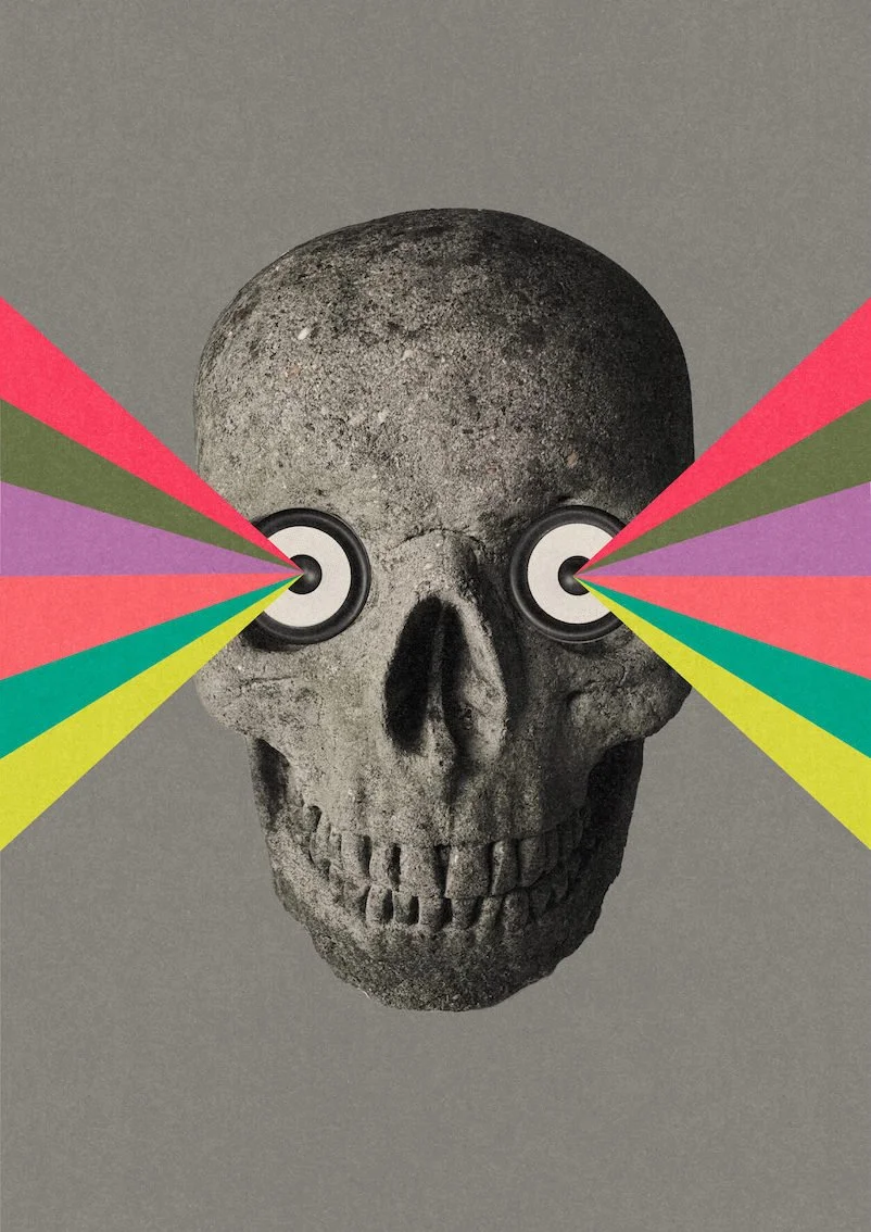 Brighteyes #1 by graphic artist Paul Scott.  Printed on Heavyweight archival 260gsm matte paper using fade resistant inks. 100% cotton rag , Acid-Free. Design available in 4 colour options.