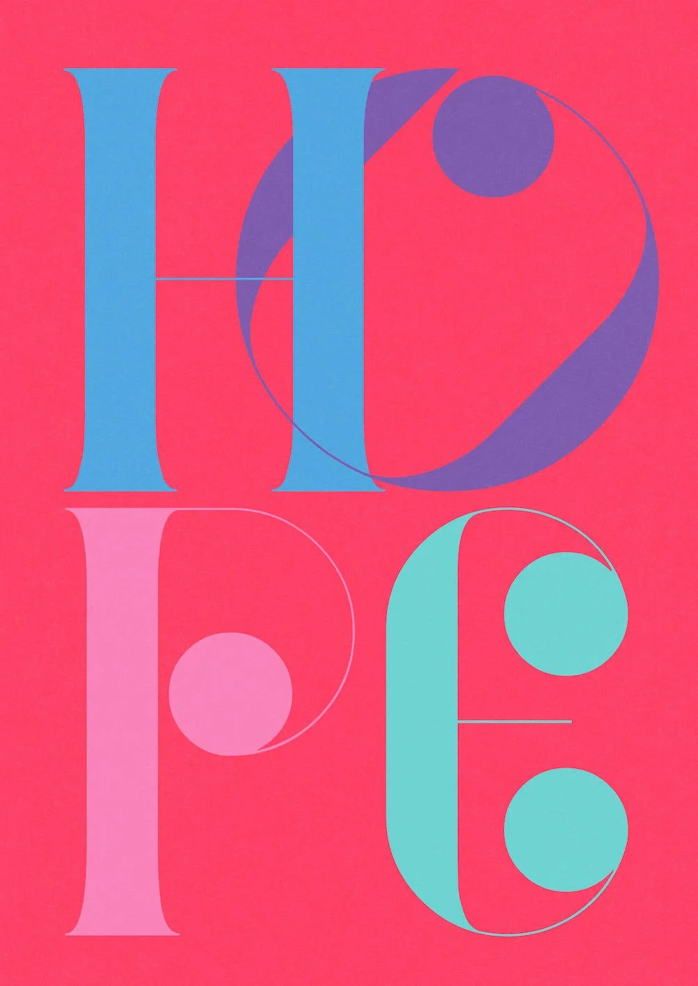 HOPE #2 by Paul Scott  Printed on Heavyweight archival 260gsm matte paper using fade resistant inks. 100% cotton rag, Acid-Free. Design available in 4 colour options.