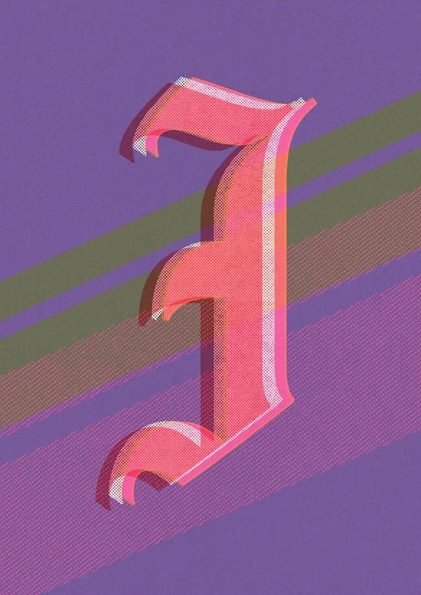 Love Letters by Paul Scott  Printed on Heavyweight archival 260gsm matte paper using fade resistant inks. 100% cotton rag, Acid-Free. Design available in 4 colour options.