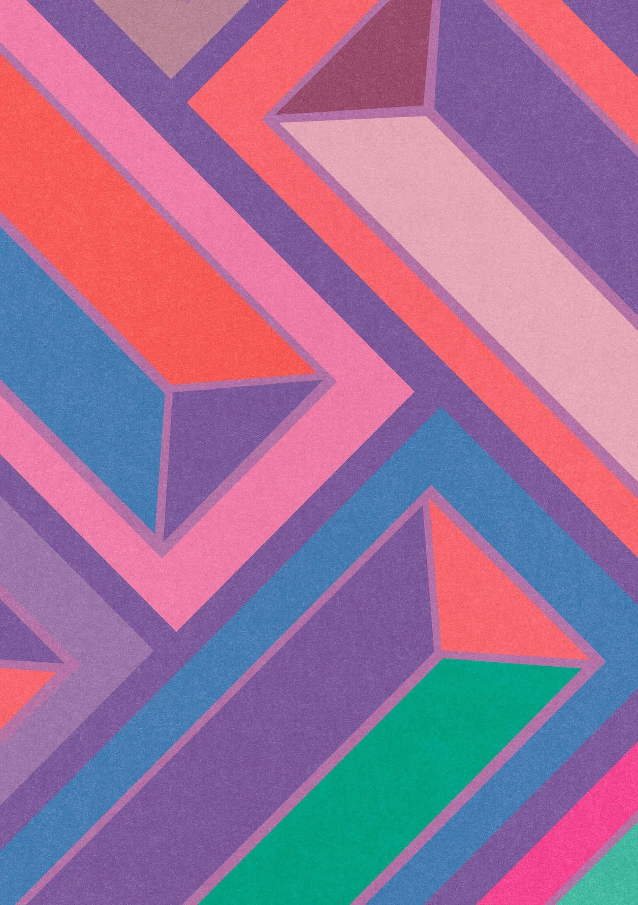 Bricks #6 by graphic artist Paul Scott.  Printed on Heavyweight archival 260gsm matte paper using fade resistant inks. 100% cotton rag , Acid-Free.