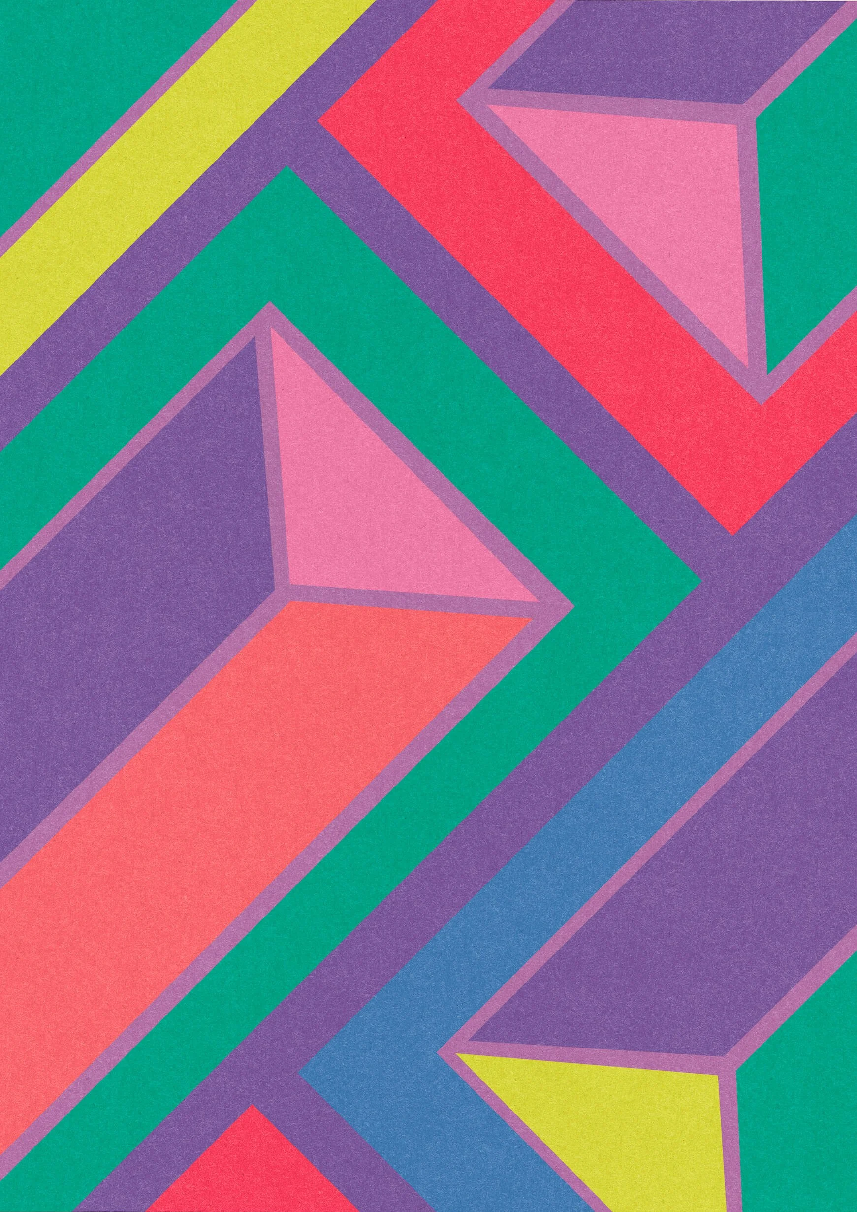 Bricks #5 by graphic artist Paul Scott.  Printed on Heavyweight archival 260gsm matte paper using fade resistant inks. 100% cotton rag , Acid-Free.