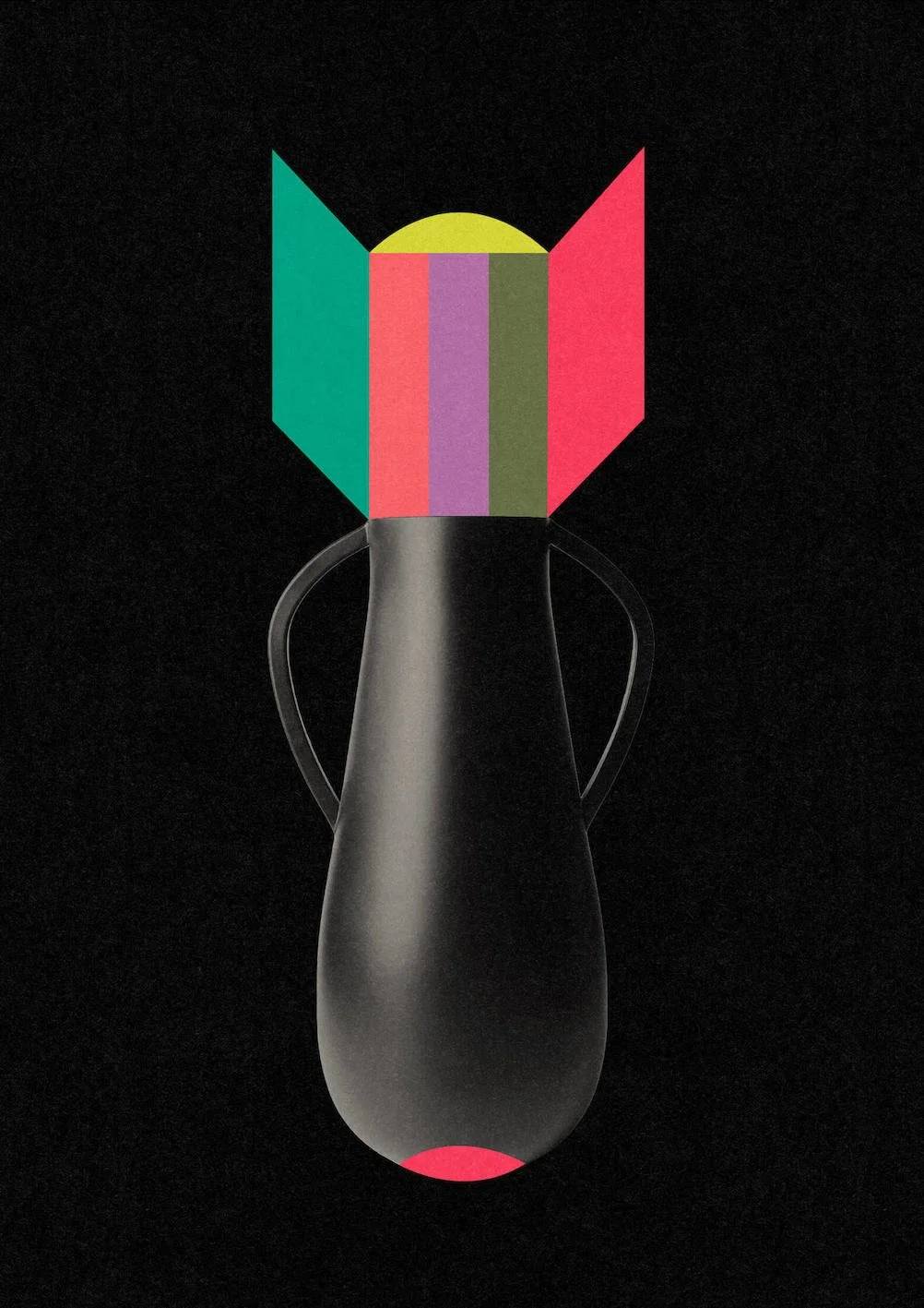 Flowerbomb by graphic artist Paul Scott.  Printed on Heavyweight archival 260gsm matte paper using fade resistant inks. 100% cotton rag , Acid-Free. Design available in 4 colour options.