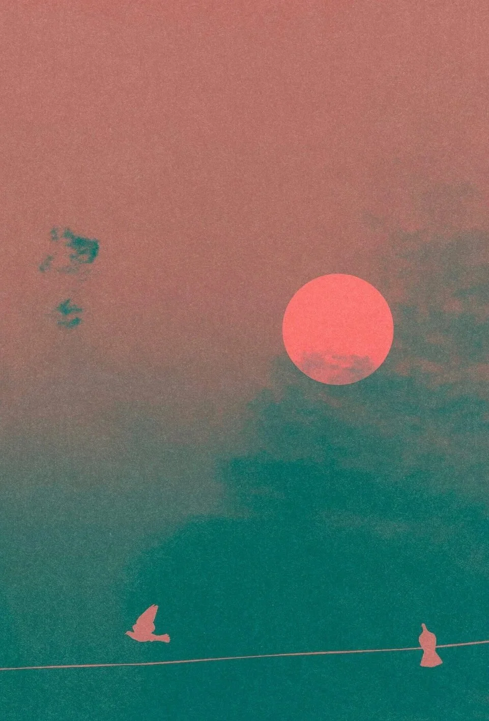 Together Alone by graphic artist Paul Scott.  Printed on Heavyweight archival 260gsm matte paper using fade resistant inks. 100% cotton rag , Acid-Free. Design available in 3 colour options.