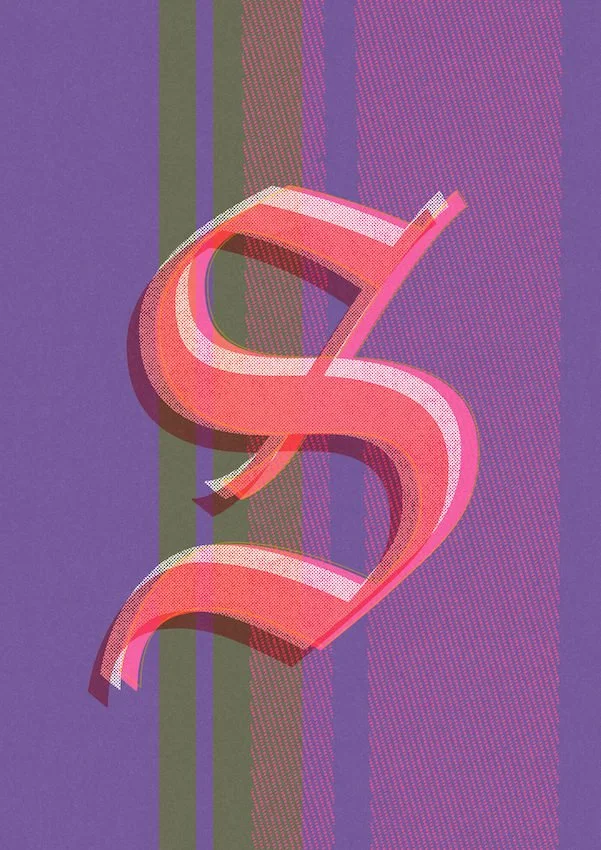 Love Letters by Paul Scott  Printed on Heavyweight archival 260gsm matte paper using fade resistant inks. 100% cotton rag, Acid-Free. Design available in 4 colour options. _