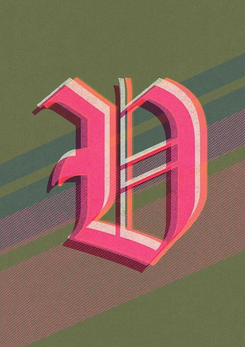 Love Letters by Paul Scott  Printed on Heavyweight archival 260gsm matte paper using fade resistant inks. 100% cotton rag, Acid-Free. Design available in 4 colour options.