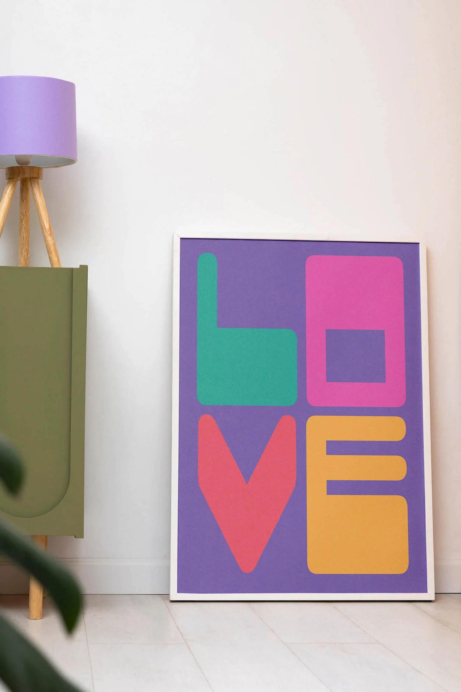 LOVE by graphic artist Paul Scott.  Printed on Heavyweight archival 260gsm matte paper using fade resistant inks. 100% cotton rag , Acid-Free. Design available in 5 colour options.