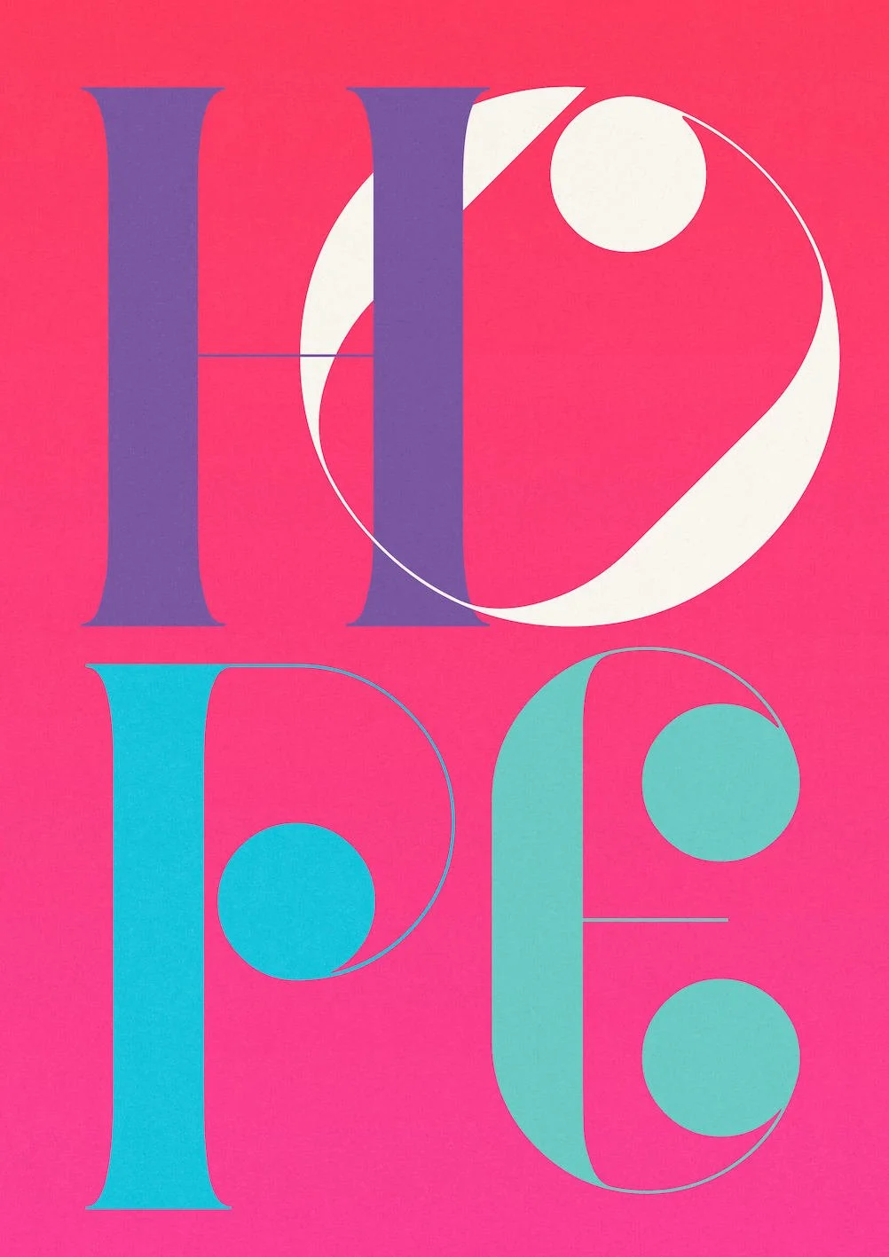 HOPE #4 by Paul Scott  Printed on Heavyweight archival 260gsm matte paper using fade resistant inks. 100% cotton rag, Acid-Free. Design available in 4 colour options.