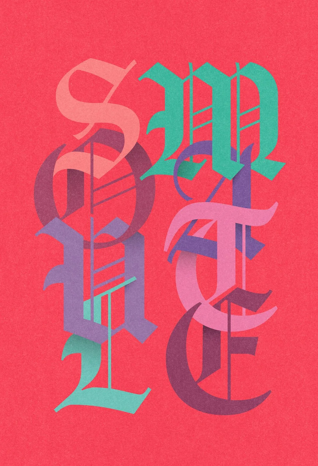 Soulmate #2 by graphic artist Paul Scott.  Printed on Heavyweight archival 260gsm matte paper using fade resistant inks. 100% cotton rag , Acid-Free. Design available in 3 colour options.