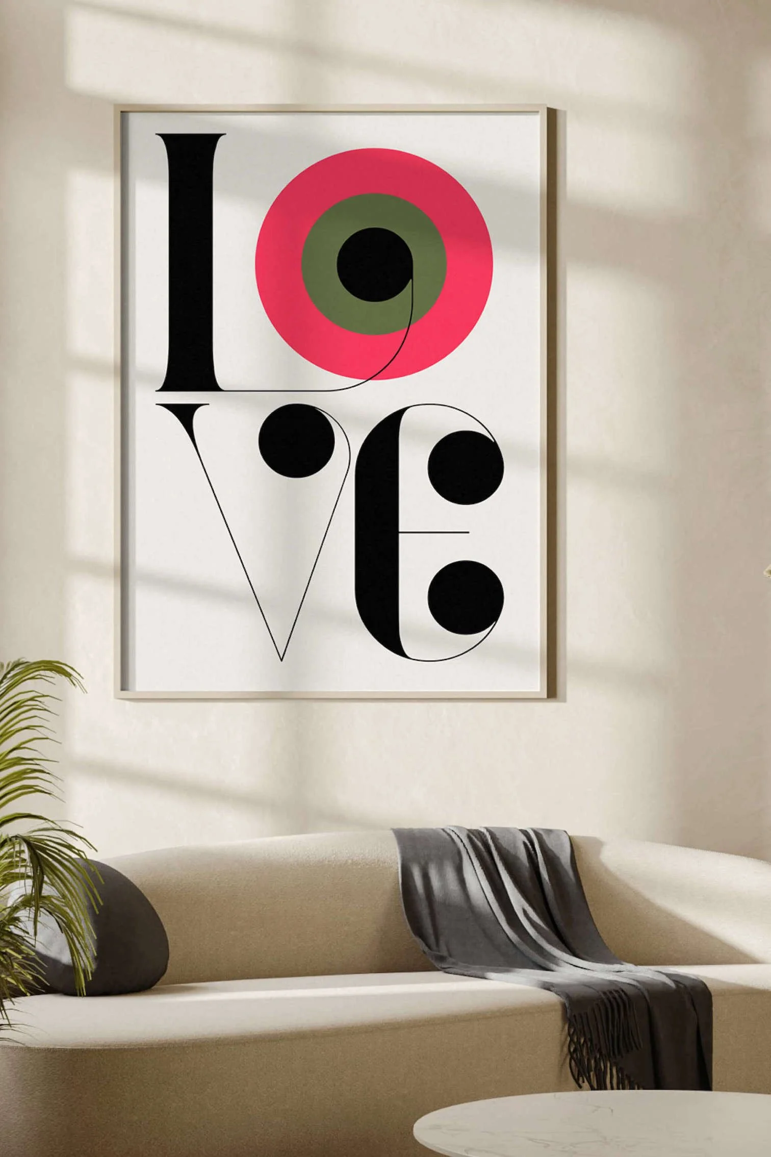 LOVE #3 by Paul Scott  Printed on Heavyweight archival 260gsm matte paper using fade resistant inks. 100% cotton rag, Acid-Free. Design available in 5 colour options.