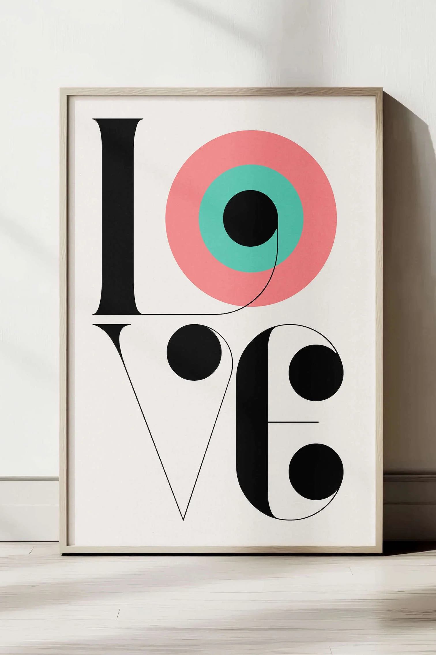 LOVE #3 by Paul Scott  Printed on Heavyweight archival 260gsm matte paper using fade resistant inks. 100% cotton rag, Acid-Free. Design available in 5 colour options.