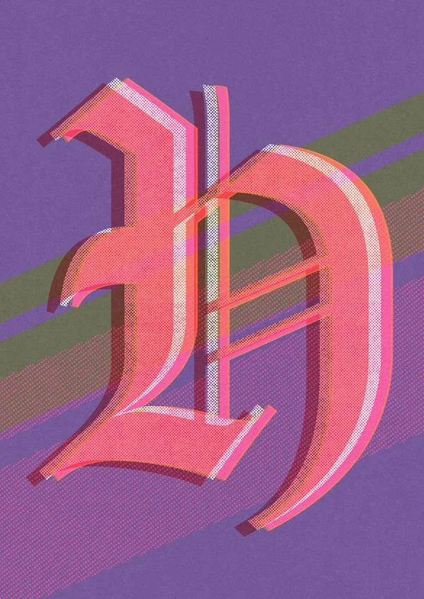 Love Letters by Paul Scott  Printed on Heavyweight archival 260gsm matte paper using fade resistant inks. 100% cotton rag, Acid-Free. Design available in 4 colour options.