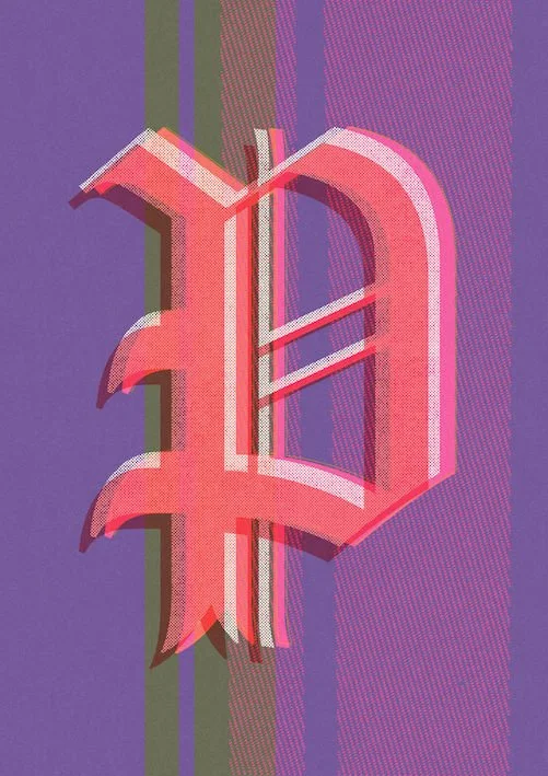 Love Letters by Paul Scott  Printed on Heavyweight archival 260gsm matte paper using fade resistant inks. 100% cotton rag, Acid-Free. Design available in 4 colour options.