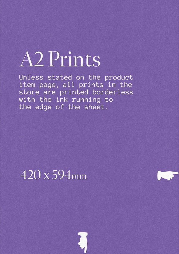 A2 Print size guide  - Paul Scott.studio. ©2026  Paul Scott. Liberty Creative Ltd.