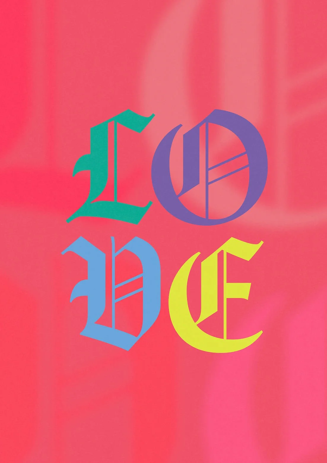 LOVE by graphic artist Paul Scott.  Printed on Heavyweight archival 260gsm matte paper using fade resistant inks. 100% cotton rag , Acid-Free. Design available in 5 colour options.