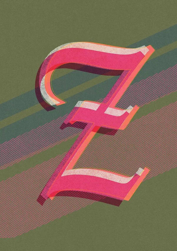 Love Letters by Paul Scott  Printed on Heavyweight archival 260gsm matte paper using fade resistant inks. 100% cotton rag, Acid-Free. Design available in 4 colour options.