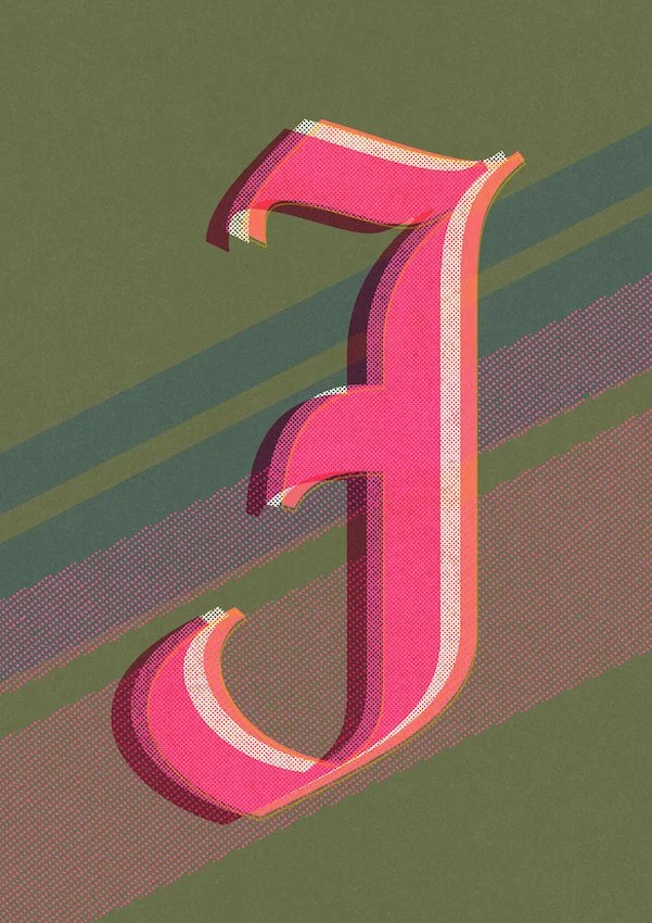 Love Letters by Paul Scott  Printed on Heavyweight archival 260gsm matte paper using fade resistant inks. 100% cotton rag, Acid-Free. Design available in 4 colour options.