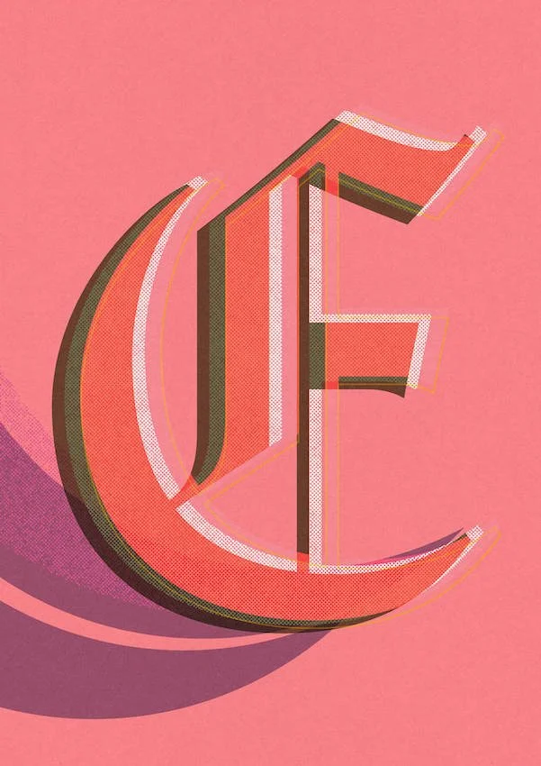 Love Letters by Paul Scott  Printed on Heavyweight archival 260gsm matte paper using fade resistant inks. 100% cotton rag, Acid-Free. Design available in 4 colour options.