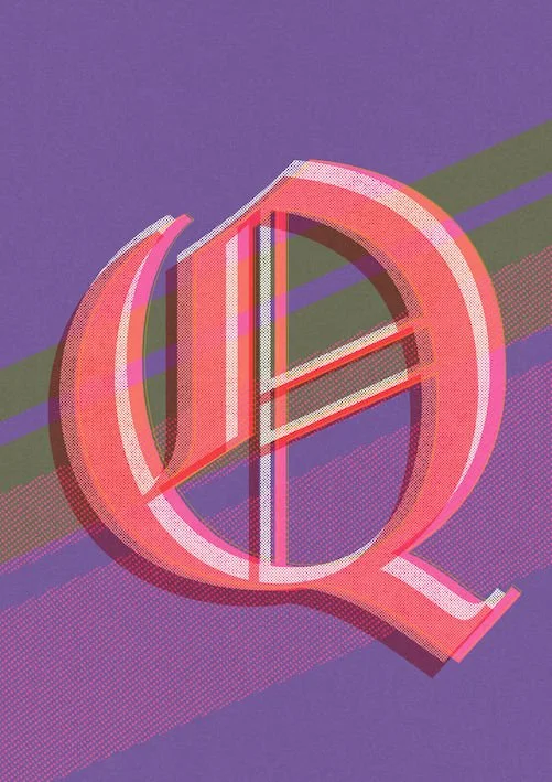 Love Letters by Paul Scott  Printed on Heavyweight archival 260gsm matte paper using fade resistant inks. 100% cotton rag, Acid-Free. Design available in 4 colour options.