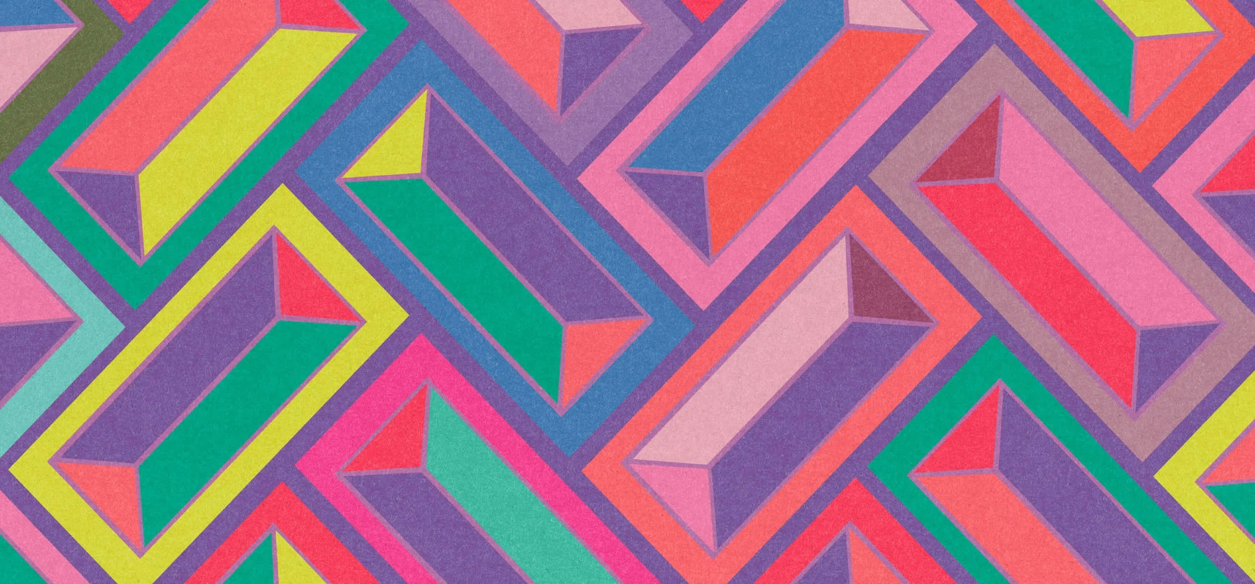 Bricks #8 by graphic artist Paul Scott. Printed on Heavyweight archival 260gsm matte paper using fade resistant inks. 100% cotton rag , Acid-Free. Design available in 3 colour options. Shop now at paulscott.studio ©2026 Liberty Creative Ltd.