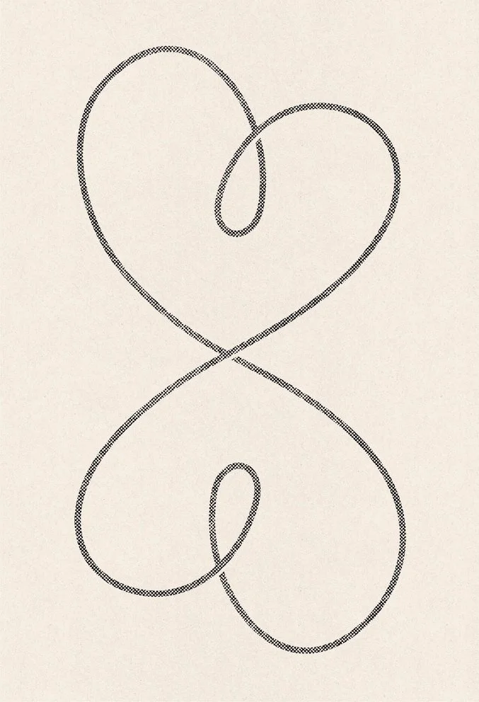 Two Entwined by graphic artist Paul Scott.  Printed on Heavyweight archival 260gsm matte paper using fade resistant inks. 100% cotton rag , Acid-Free. Design available in 4 colour options.