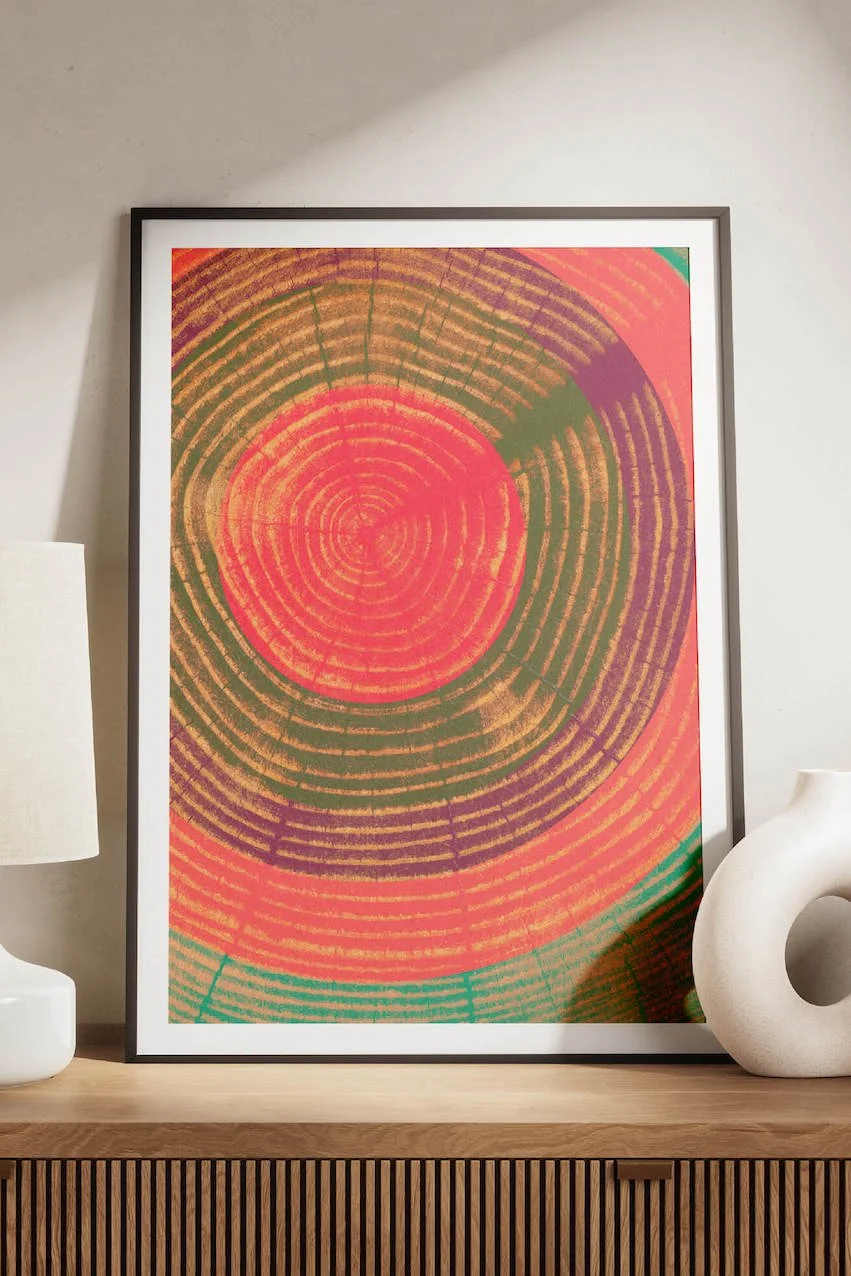 One Tree #5 by Paul Scott. One tree planted for every print sold.   Printed on Heavyweight archival 260gsm matte paper using fade resistant inks. 100% cotton rag , Acid-Free.